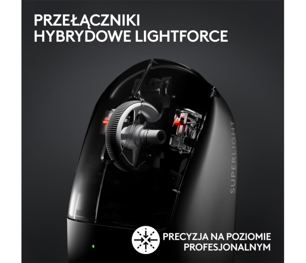 Logitech G PRO X Superlight 2 czarny - 1172768 - zdjęcie 8